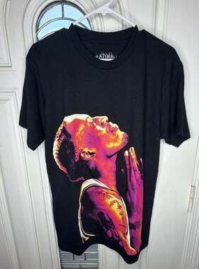 Rodman Apparel Dennis Rodman Graphic T-Shirt Black Size Medium